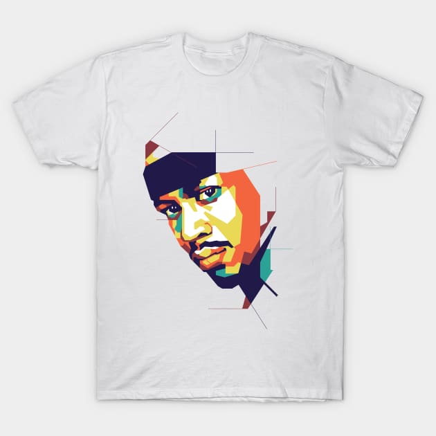 Allen Iverson on WPAP 2 T-Shirt by pentaShop